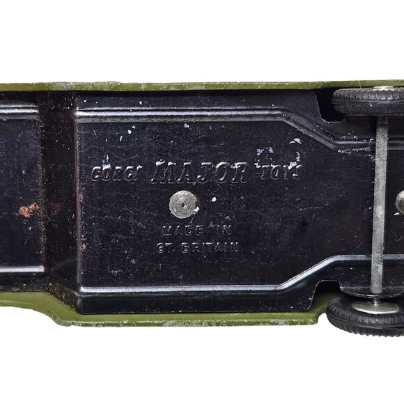 Corgi Big Bedford Tractor Unit US Army Tanker Truck Military Diecast Green 7.5" - Picture 13 of 13